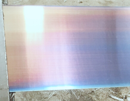 What chemicals are in cold bluing steel?